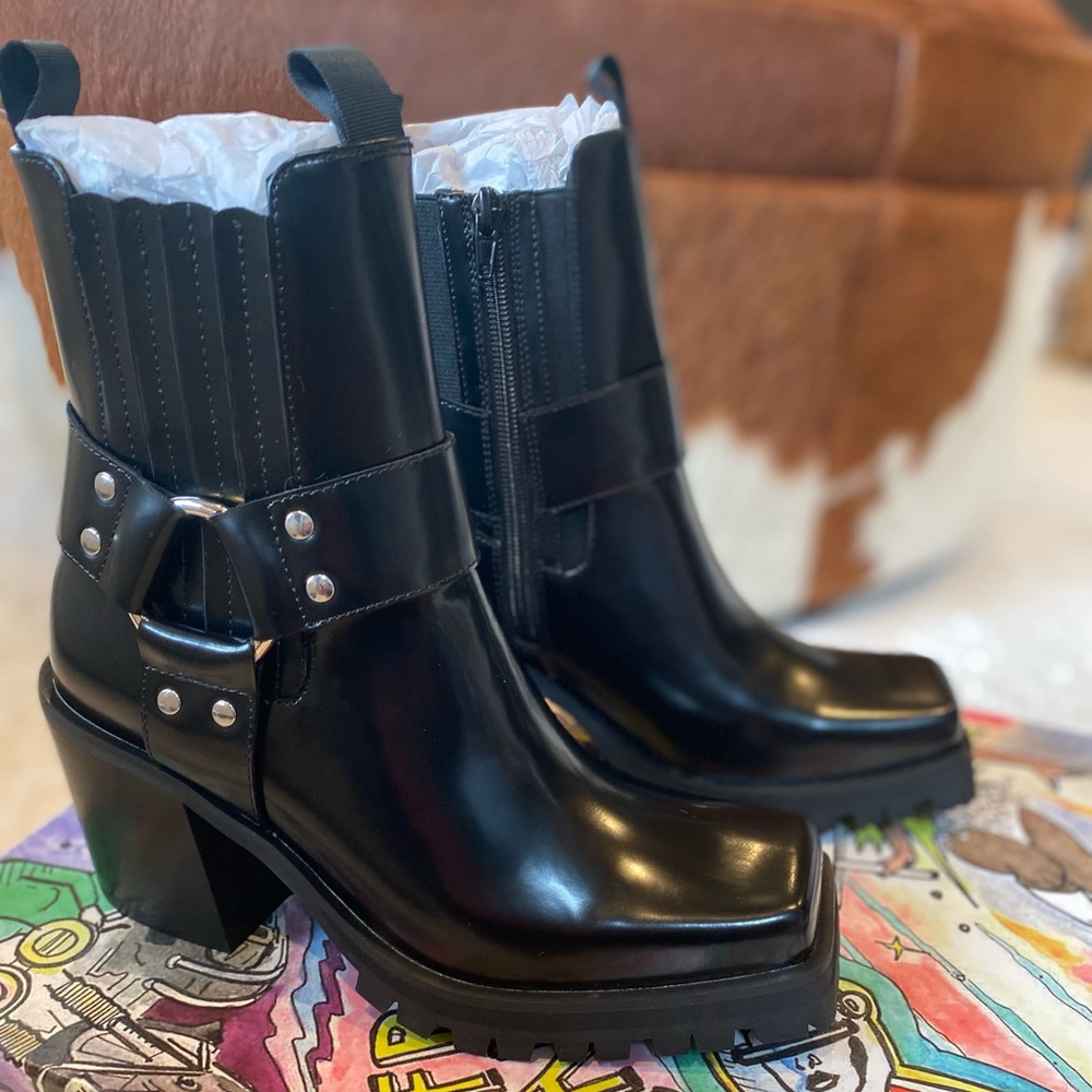 Jeffrey Campbell Elkins-BK  Boot Black Box